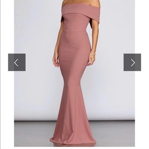 The Maddison formal blush gown